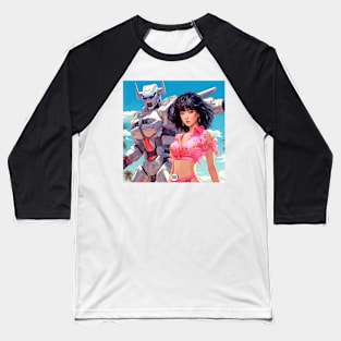 Mecha Siren Baseball T-Shirt